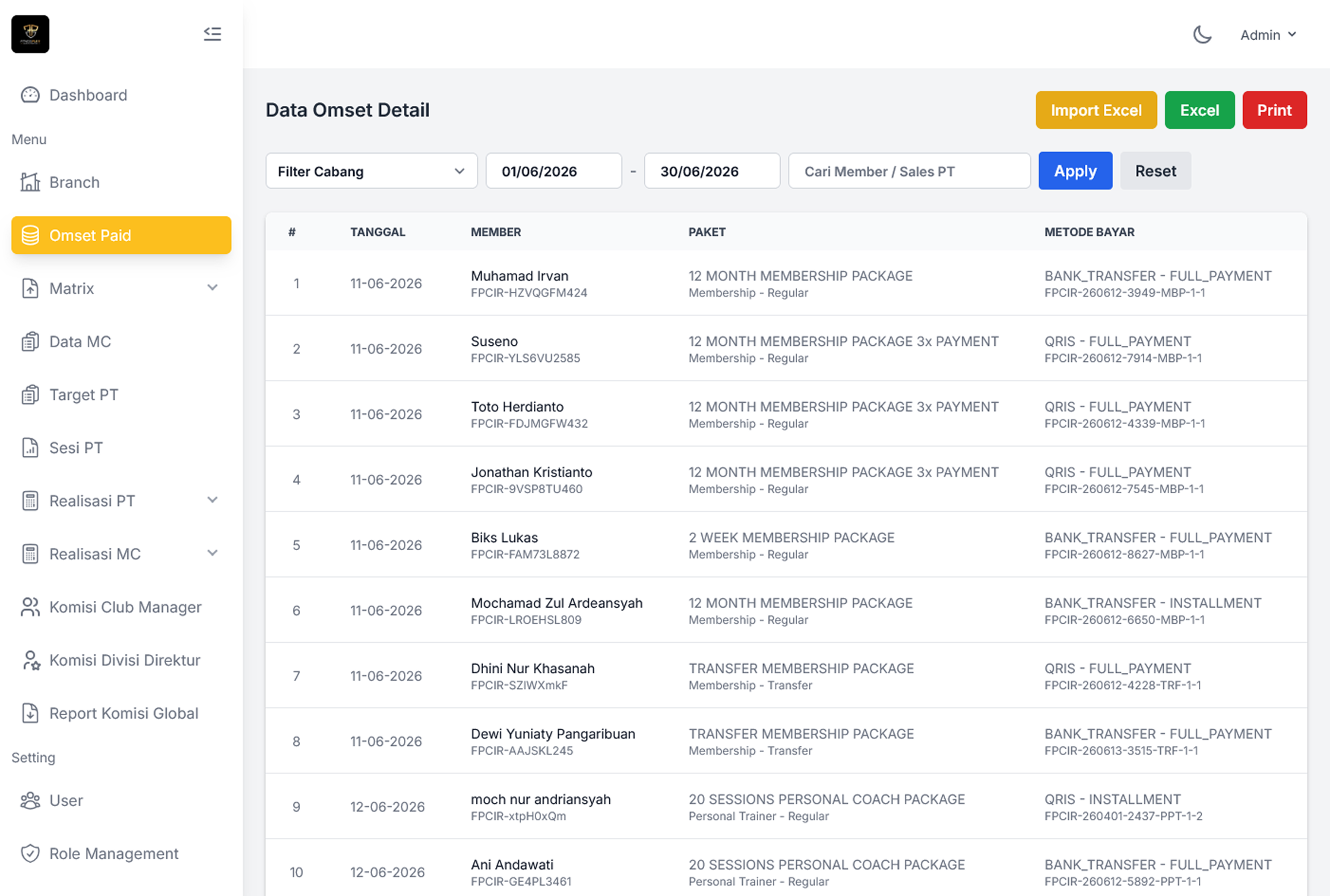 Commission & Payroll System 1